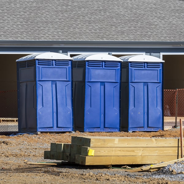 do you offer hand sanitizer dispensers inside the portable restrooms in Revere